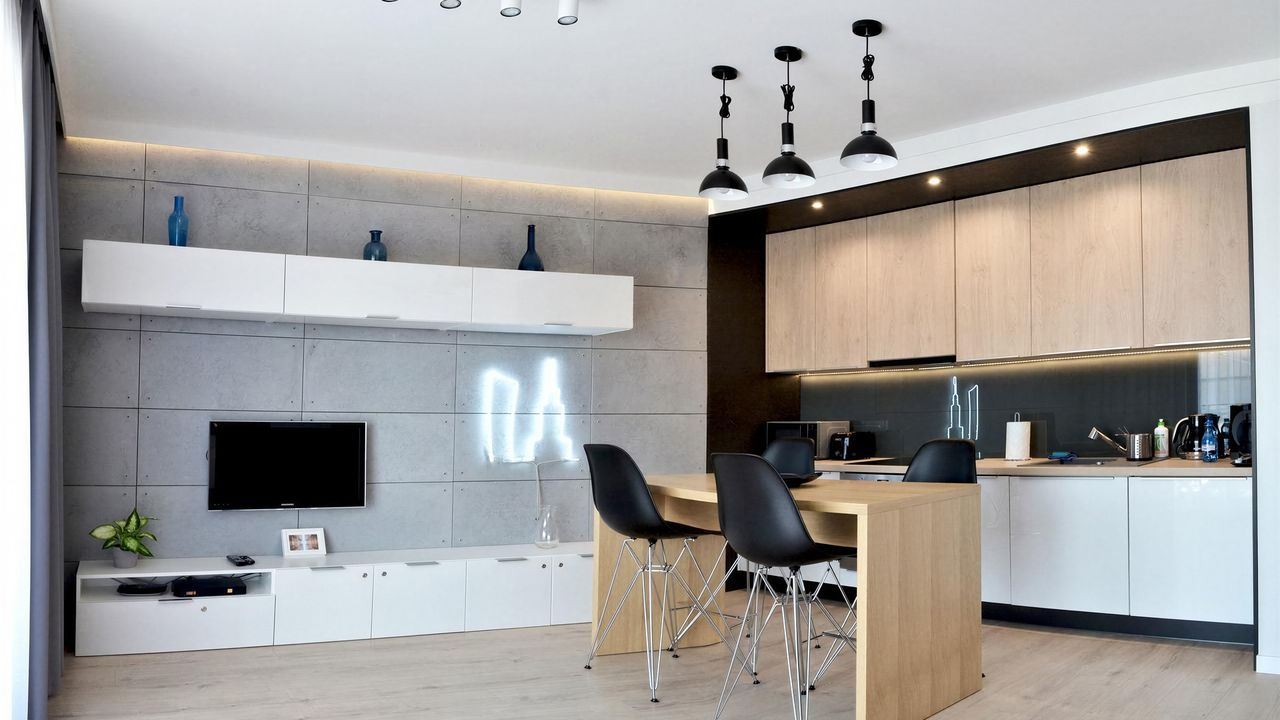 Salon w apartamencie Powietrze